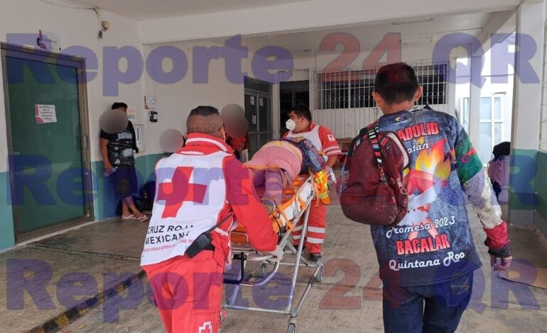 Peregrinos se accidentan a la altura del crucero de la comunidad maya San José II en FCP