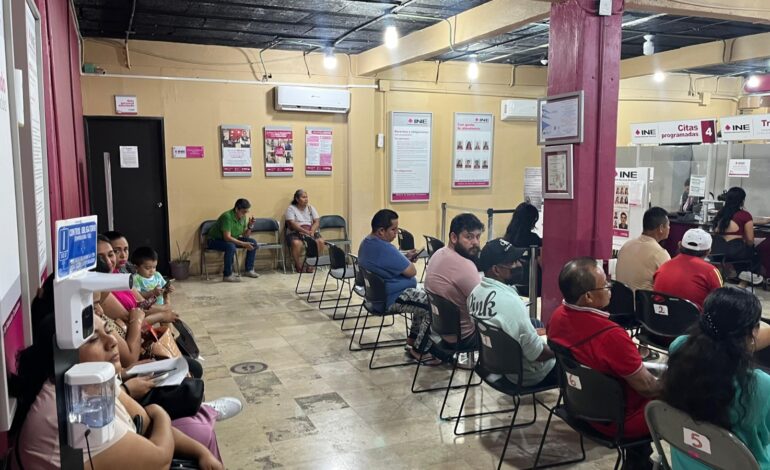 Módulos de INE Quintana Roo abrirán sábado y domingo para tramitar la Credencial para Votar