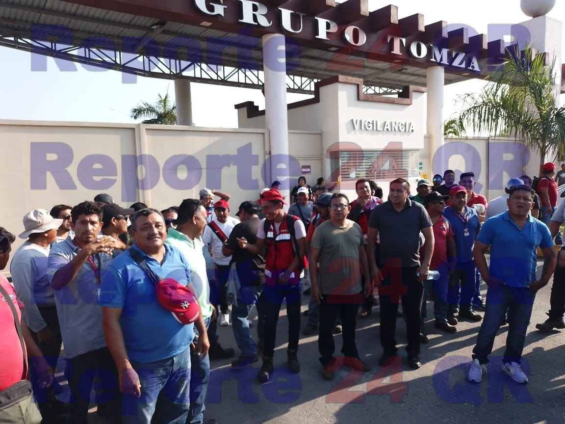 Trabajadores de la empresa de gas Tomza se manifestaron