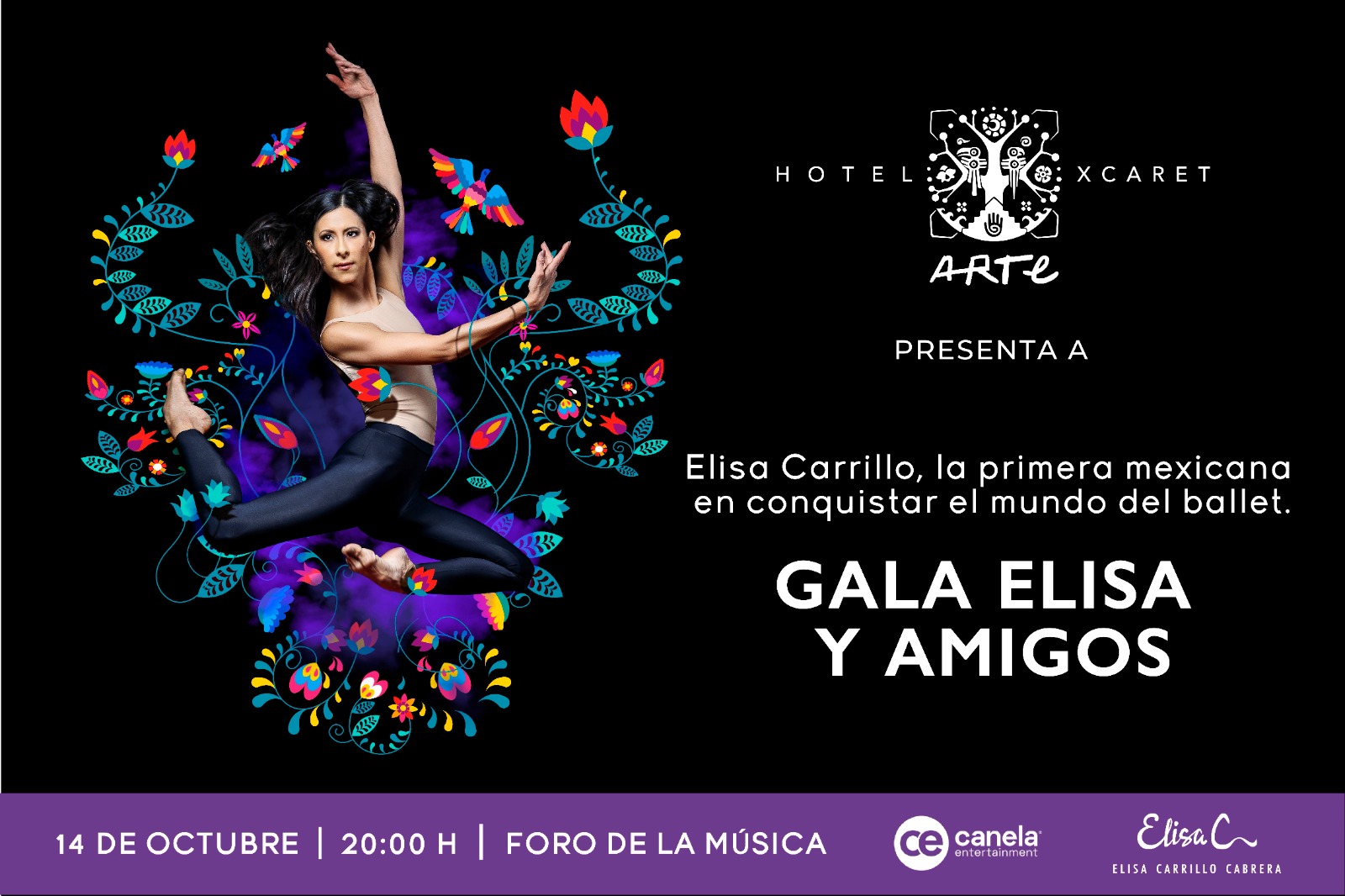 Hotel Xcaret Arte celebra la grandeza de la danza y el arte con la Gala Elisa y Amigos