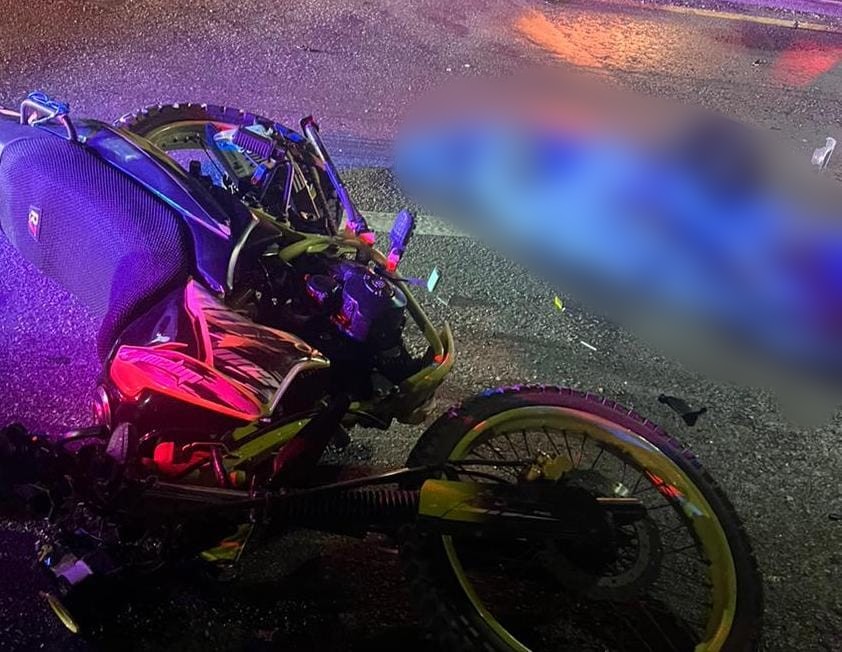 Motociclista pierde la vida al impactarse en un autobús