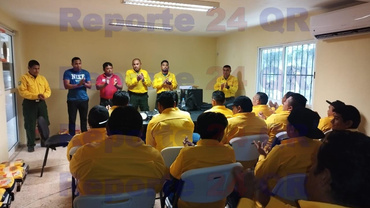 Conafor Imparten curso básico a brigadas comunitaria de Felipe Carrillo Puerto